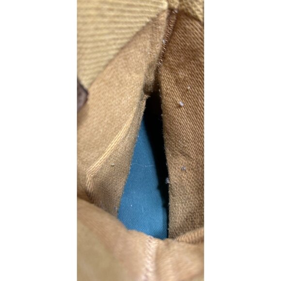 Justin Boots Gore Tex 6604 Original Work Boot Mens 14 D Conductor Brown Farm - Picture 10 of 10